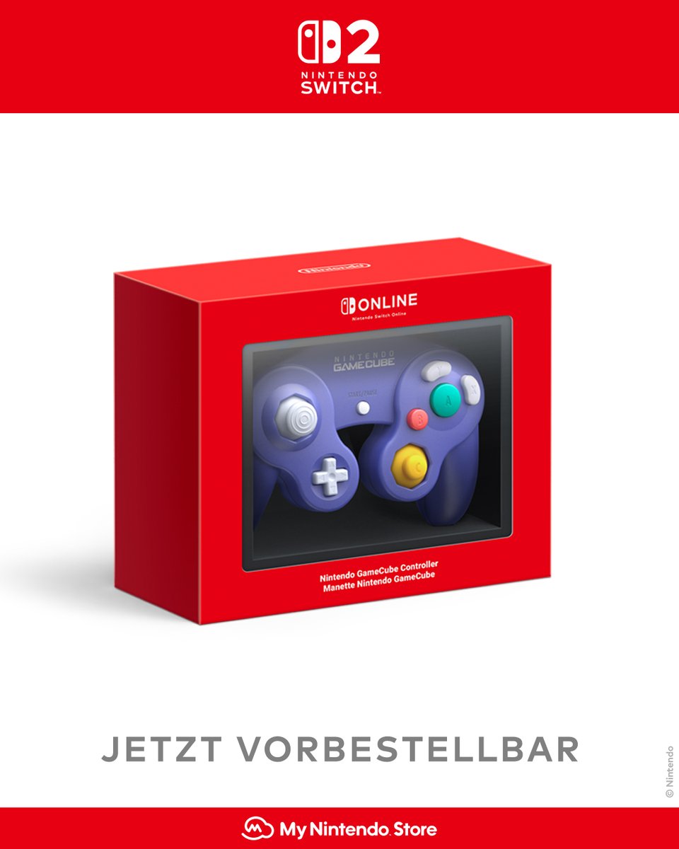 📢 Retro-Fans aufgepasst: Der Nintendo #GameCube-Controller ist nun exklusiv für alle #NintendoSwitchOnline-Mitglieder vorbestellbar.

🛒: ntdo.com/6011fItWH