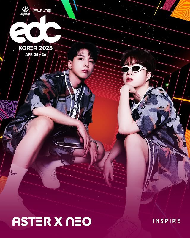 djasterth's tweet photo. [#Repost] @/aster_djofficial 

EDC KOREA 2025
4월25일 금요일 EDC 페스티벌에 참전합니다🪐
메인스테이지 오후 06:50-07:45(변경) 에 만나요!!
⠀⠀⠀⠀⠀⠀
ASTER x NEO @ EDC FESTIVAL
FRIDAY | APRIL 25
MAIN STAGE | 6:50 PM – 7:45 PM

#aster #djaster #아스터 https://t.co/B092n5E5JF