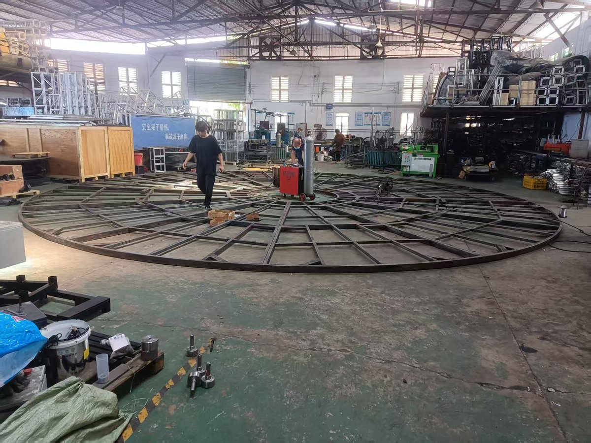 Rotating + Hydraulic Scissor Lifting Stage for PERU.

diamter 10.5 meter
Wireless control
Forward and Reverse 360 degree rotating

Guanghzou Juchen Stage Equipment Co., Ltd.
Email: info@world-truss.com
WhatsApp:+86 139 287 55279