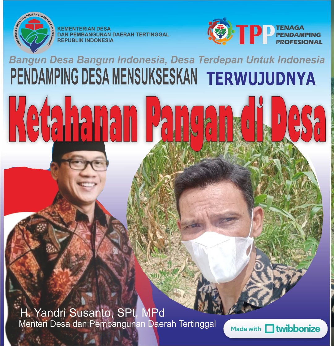 oiSairan's tweet photo. *Ketahanan pangan untuk kesejahteraan rakyat desa*

*#TerimaKasihPakYandriSusanto*

@prabowo
@YandriSusanto27
@ArizaPatria
@taufikmadjid71
@kemendespdt
@bpsdmkemendesa https://t.co/Id0ZyrfKas