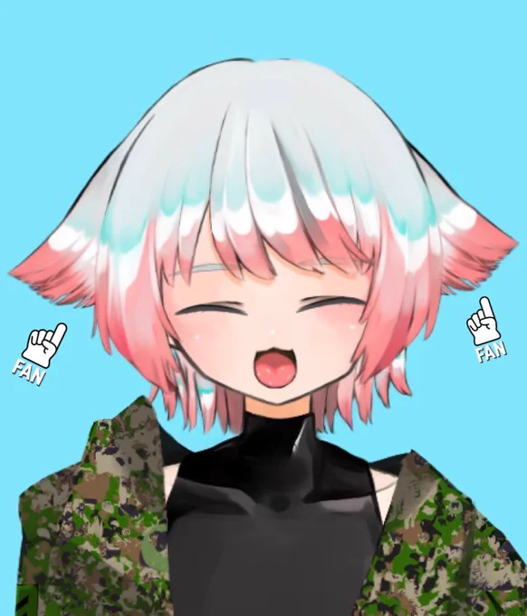【シナモンのひ•み•つ】実は頭の両脇にある跳ねてる部分は髪の毛なのか猫耳なのか自分でもよくわかってないよ作画によって耳っぽかったり髪っぽかったりすんだね!なんだこれ 