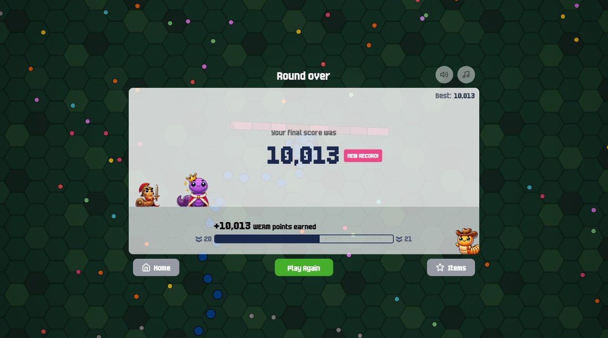 Sinajangara's tweet photo. Over 10000 points and counting
Didn’t think I’d get addicted
I deserve a medal for it 😁
@EclipseFND what have you done to me?
But there’s a bug that kicks me out randomly mid game
@werm_fun
#WERMlife #EclipseGaming https://t.co/K85xmVv8Zg