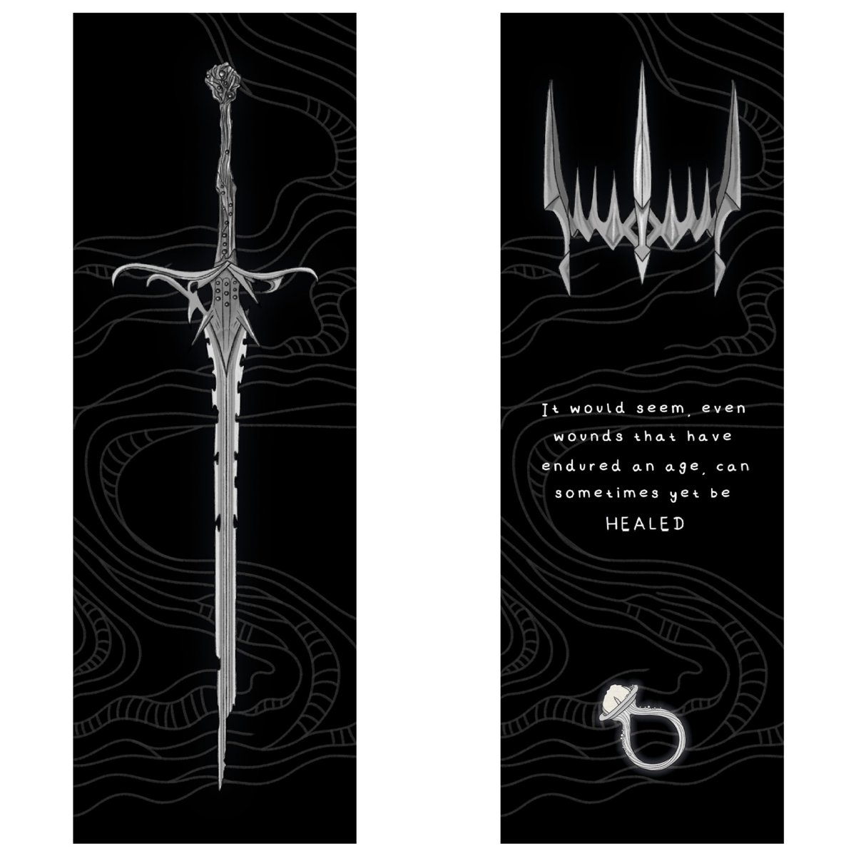 E_White1999's tweet photo. Reminder that I have some very cool products available on my online store including the ROP Adar bookmark! 

Check it all out here https://t.co/FhHZbMH9ZP

#trop #ringsofpower #adar #smallartist #merch #LOTR #bookmark https://t.co/XCtziCvgAL
