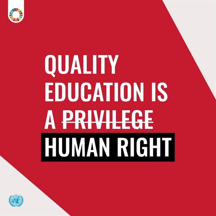 OnyekereChioma's tweet image. Education is a necessity for everyone irrespective of age, gender or background.

Everyone deserves a chance at learning.

Everyone deserves a better future.

Education is the key to unlocking that future.

#qualityeducation
#educationforall
#UNSDG4
#educationadvocacy
#UN