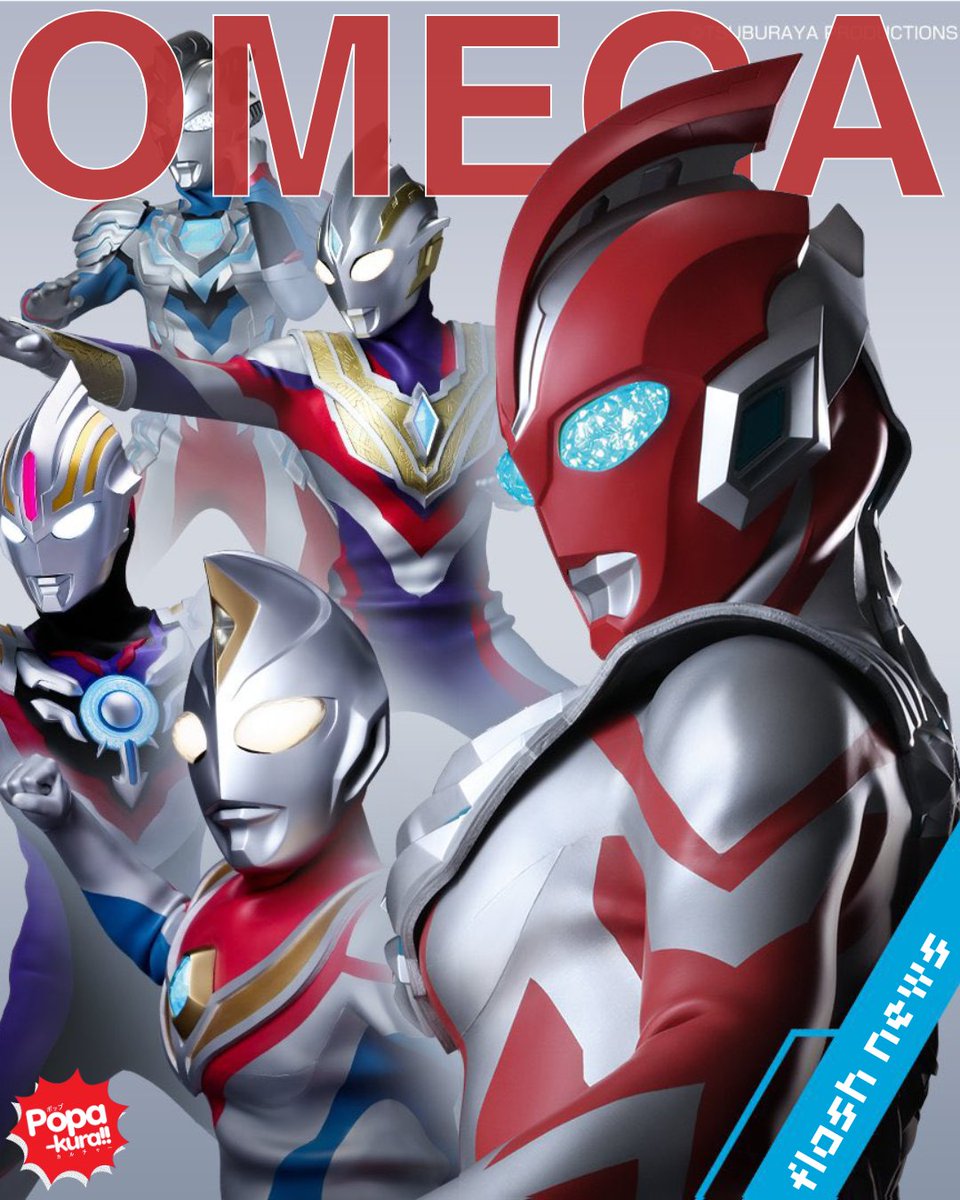 popakura's tweet photo. Tsuburaya Productions resmi mengumumkan seri terbaru dari semesta Ultraman: ULTRAMAN OMEGA, yang akan tayang perdana pada 5 Juli 2025 pukul 09:00 JST

#Ultraman #UltramanOmega #Tsuburaya #Tokusatsu #PopakuraFlashNews #AnimeUpdate #TokukatsuIndonesia https://t.co/wxQyBVodpt