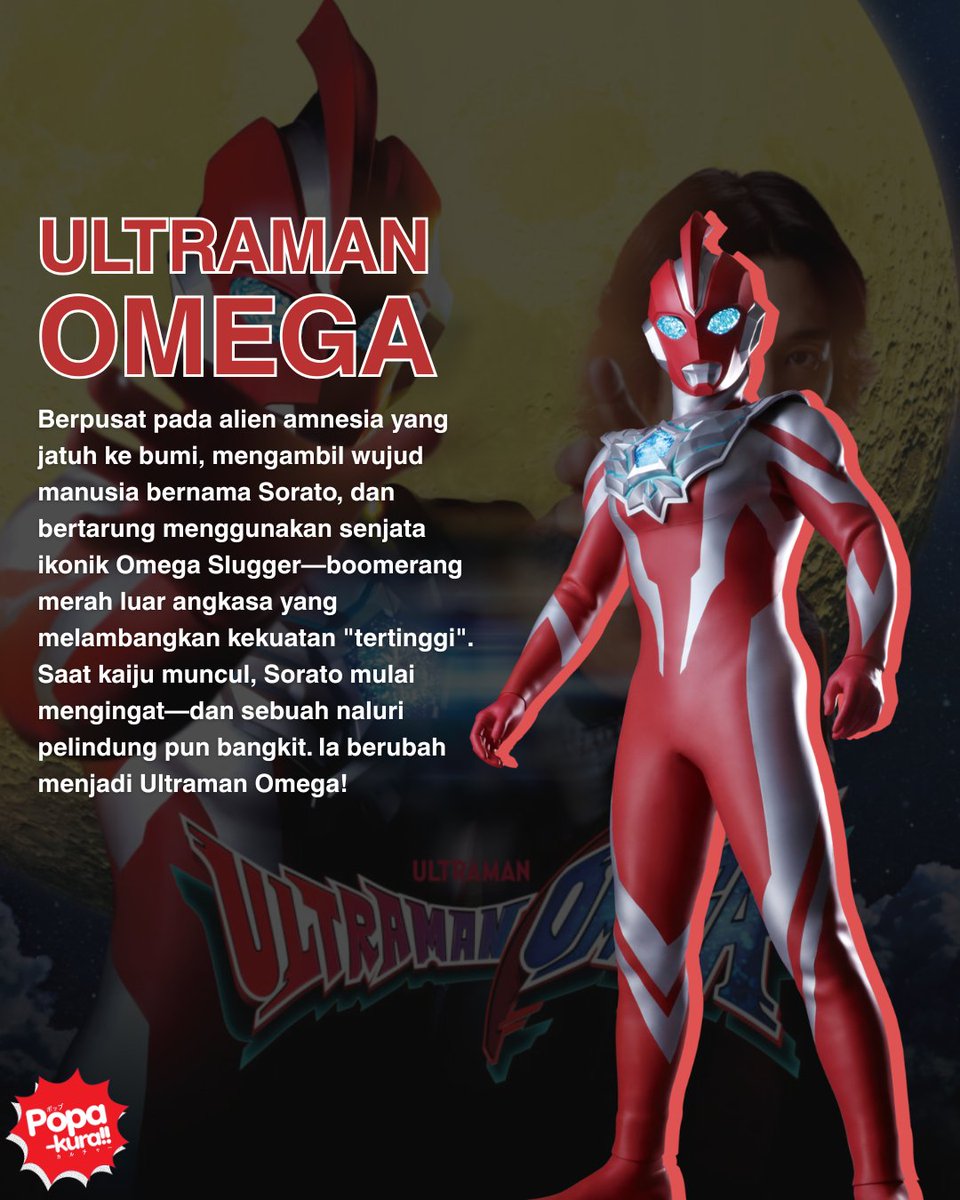 popakura's tweet photo. Tsuburaya Productions resmi mengumumkan seri terbaru dari semesta Ultraman: ULTRAMAN OMEGA, yang akan tayang perdana pada 5 Juli 2025 pukul 09:00 JST

#Ultraman #UltramanOmega #Tsuburaya #Tokusatsu #PopakuraFlashNews #AnimeUpdate #TokukatsuIndonesia https://t.co/wxQyBVodpt