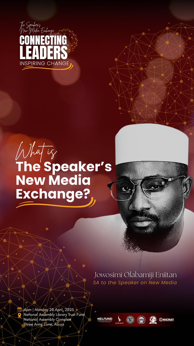 LegendaryJoe's tweet photo. THE SPEAKER'S NEW MEDIA EXCHANGE

The Speaker’s New Media Exchange isn’t just another event---it’s a bold platform designed to harness the voices, ideas, and digital fluency of young minds in real-time dialogue with the nation’s lawmakers.

This isn’t your typical conference. Not your average talk-shop. Not just another gathering.
It’s a groundbreaking convergence of leadership and the people --- a rare, history-shaping encounter that promises to reshape the narrative of civic engagement and redefine our political future.

Be there...

#Speakersnewmediaexchange
#connectingleaders
#inspiringchange