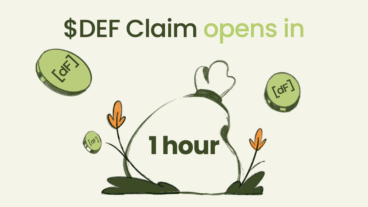 deFusion (@defusionxyz) on Twitter photo π’1 HOUR COUNTDOWN BEGINS!
Check your <a href="/coin98_wallet/">Coin98 Super Wallet</a> Vault and stay ready to claim $DEF.
π Claim Guide: docs.coin98.com/products/coin9β¦ π’1 HOUR COUNTDOWN BEGINS!
Check your <a href="/coin98_wallet/">Coin98 Super Wallet</a> Vault and stay ready to claim $DEF.
π Claim Guide: docs.coin98.com/products/coin9β¦