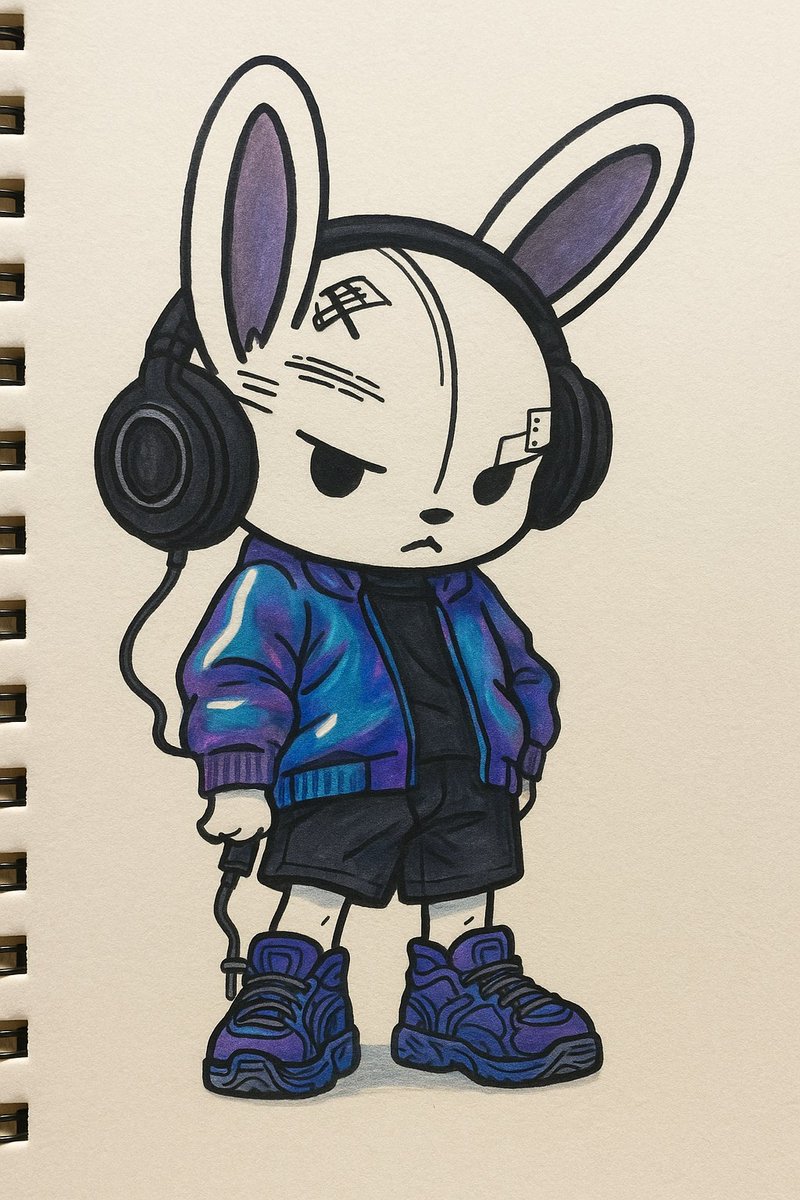 NftWanderer2025's tweet photo. Heโs not just a mascot.
Heโs the spirit of rebellion โก the glitch in the system
From sketchbook โ๏ธ to the chain โ๏ธ this is @TectraNFT
The OG drop on @fluentxyz
Early or never.
#Tectra #WhitelistHunt #CyberpunkNFT #FluentChain #NFTArt #OGDrop https://t.co/8GSDhYjsOe