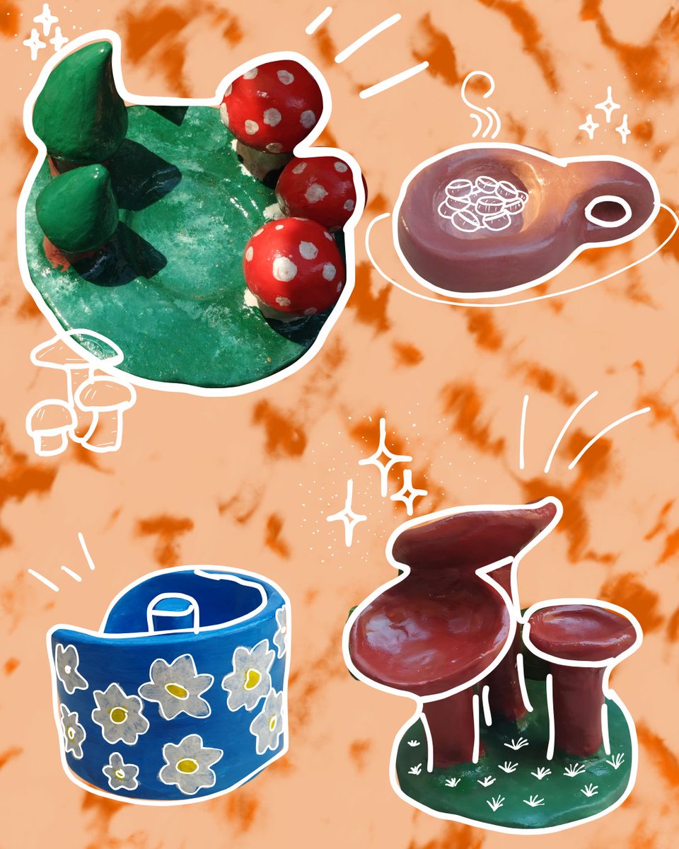 Toada_Store's tweet image. some products recently added 🎀✨

check out our website 
toadastore.sariee.shop

#ToadaStore  #Online #SmallBusiness #website #pottery #clay #Egypt Egypt