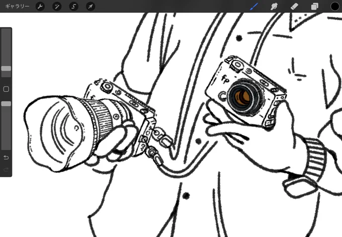 本日お描きしているのはfpユーザーさんです📷

#osampoのお絵描き 