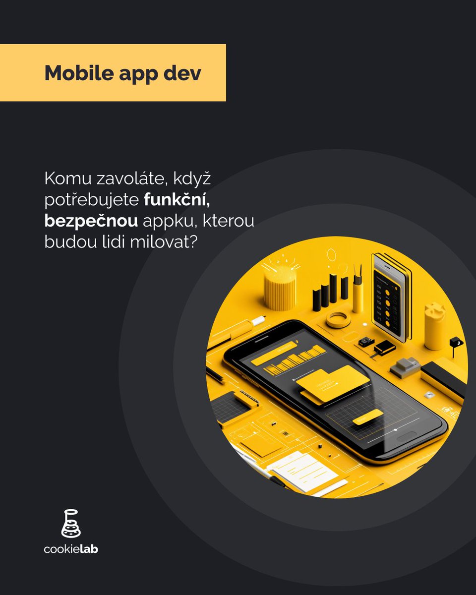 Komu se ozvete, když potřebujete funkční, bezpečnou appku, kterou budou lidi milovat?

Přece nám. 😀

Postaráme se o definici produktu, jeho vývoj pro obě platformy i údržbu.

Tak na co čekáte? Let’s do big things.
Together.

#developers #mobileappdevelopment