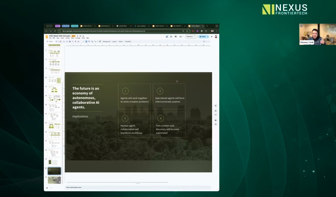 Thank you to all who joined our 24 April webinar on AI Agents in Finance. For those who couldn’t attend, we’ve shared a brief recap and insights from the session here: 
nexusfrontier.tech/news/why-ai-ag… 

Follow us for further insightful conversations.

<a href="/Terencecmtse/">Dr Terence Tse</a> <a href="/dcwgoh/">Danny Goh</a>
