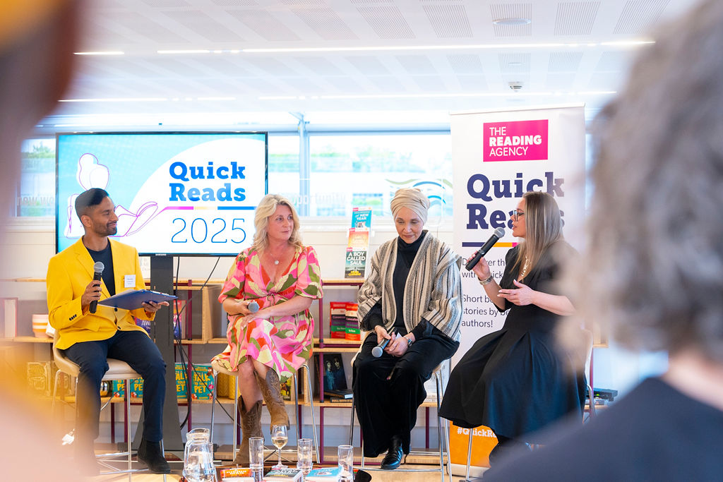 World Book Night UK (@worldbooknight) on Twitter photo 📍 In London, we celebrated the launch of this year’s #QuickReads at <a href="/HachetteUK/">Hachette UK</a> HQ. One of our Ambassadors <a href="/Bobby_Seagull/">Bobby Seagull</a> chaired a panel with 2025 Quick Reads authors Leila Aboulela, <a href="/CathyBramley/">Cathy Bramley</a> and <a href="/FionaAnnCummins/">Fiona Cummins</a> to discuss breaking down barriers to reading. 📍 In London, we celebrated the launch of this year’s #QuickReads at <a href="/HachetteUK/">Hachette UK</a> HQ. One of our Ambassadors <a href="/Bobby_Seagull/">Bobby Seagull</a> chaired a panel with 2025 Quick Reads authors Leila Aboulela, <a href="/CathyBramley/">Cathy Bramley</a> and <a href="/FionaAnnCummins/">Fiona Cummins</a> to discuss breaking down barriers to reading.
