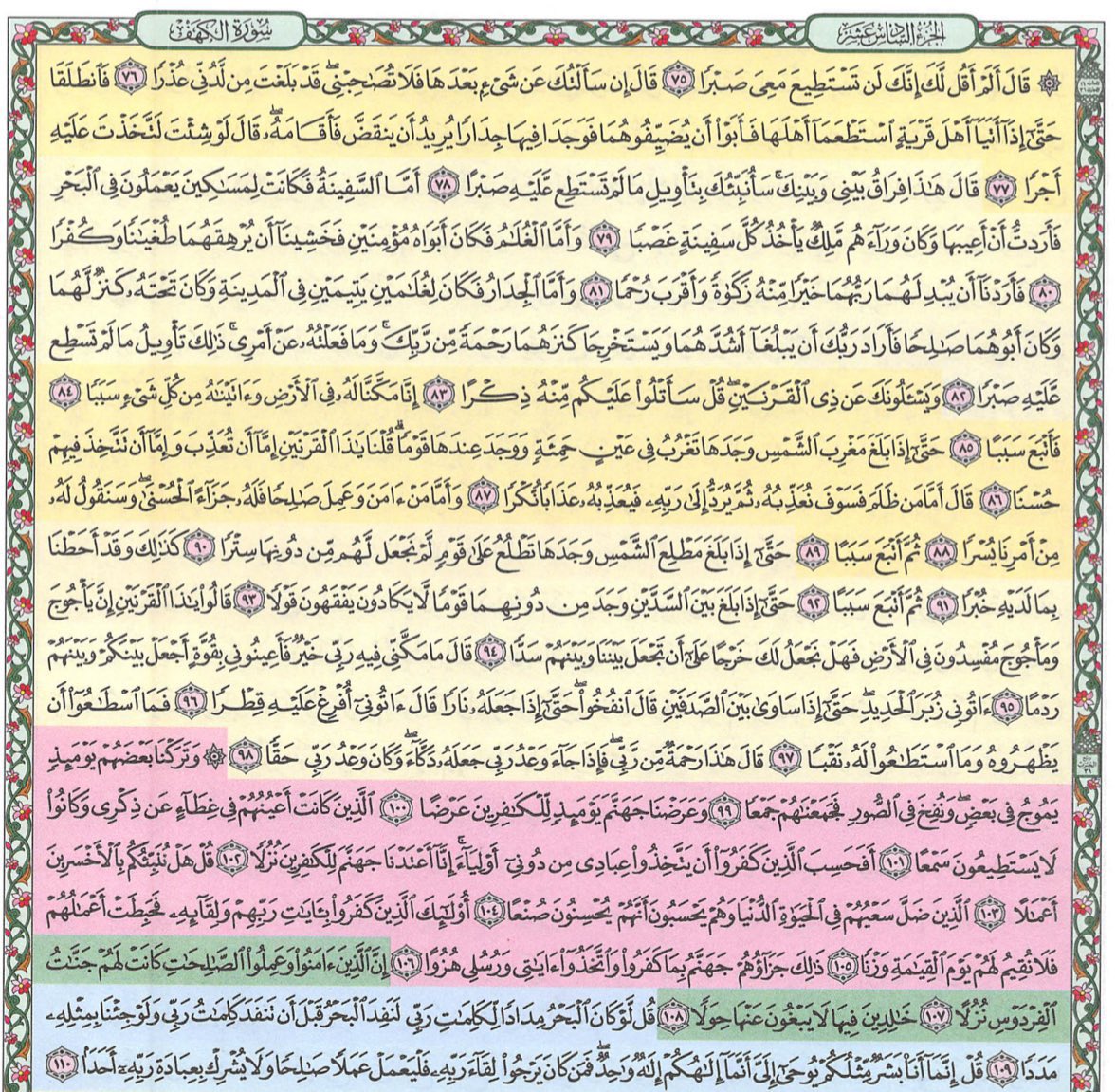 HrP1z's tweet photo. عن أبي سعيدٍ الخدري -رضي الله عنه- أن النبي ﷺ قال: 
«إن من قرأ سورة الكهف يوم الجمعة أضاء له من النور ما بين الجمعتين».
📚: أخرجه الحاكم (3392).

سورة الكهف كاملة: https://t.co/rh4053RQVH