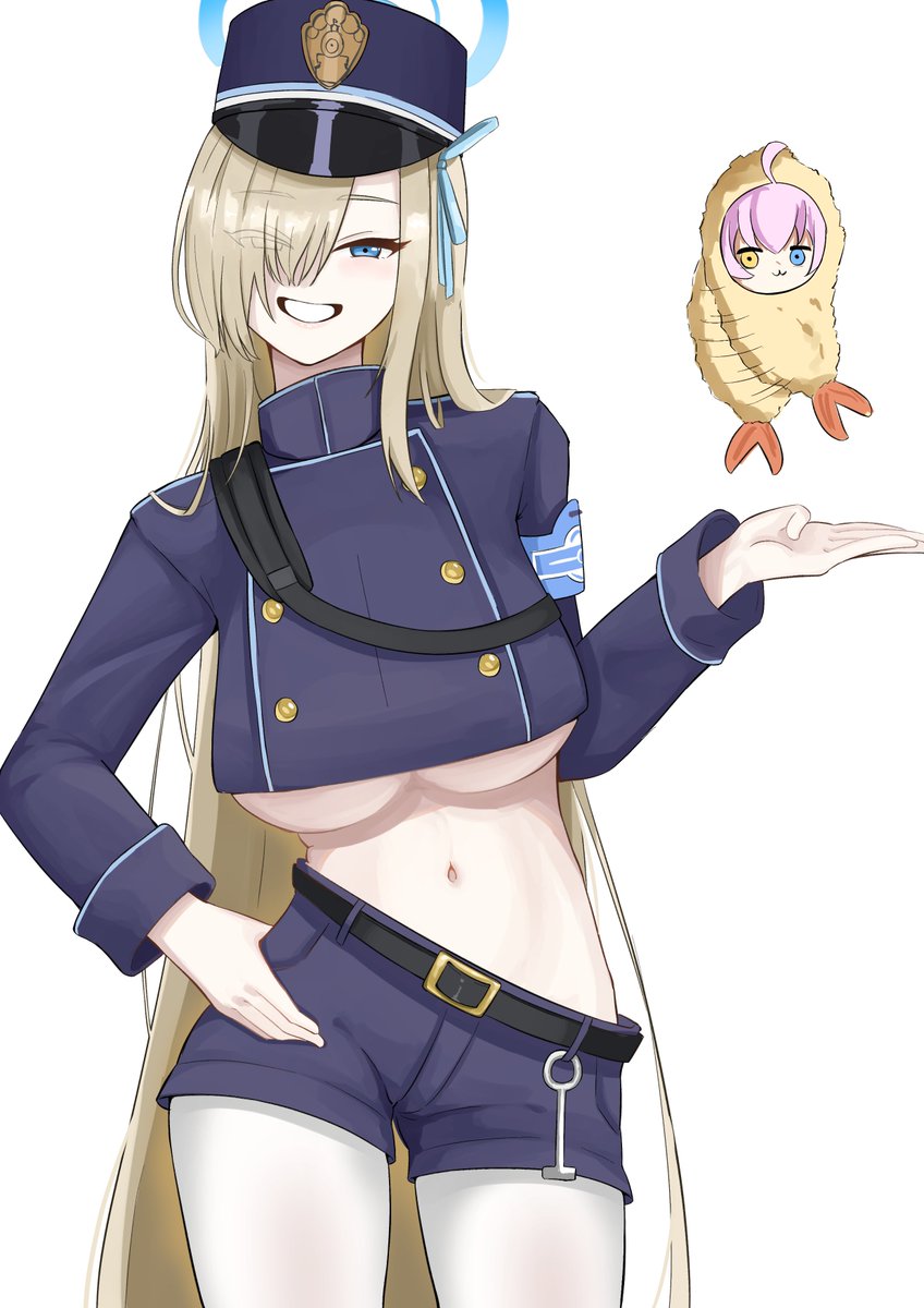 EmpatSifar's tweet photo. Under boobies 
#ブルアカ #BlueArchive https://t.co/XPe78ktWkJ
