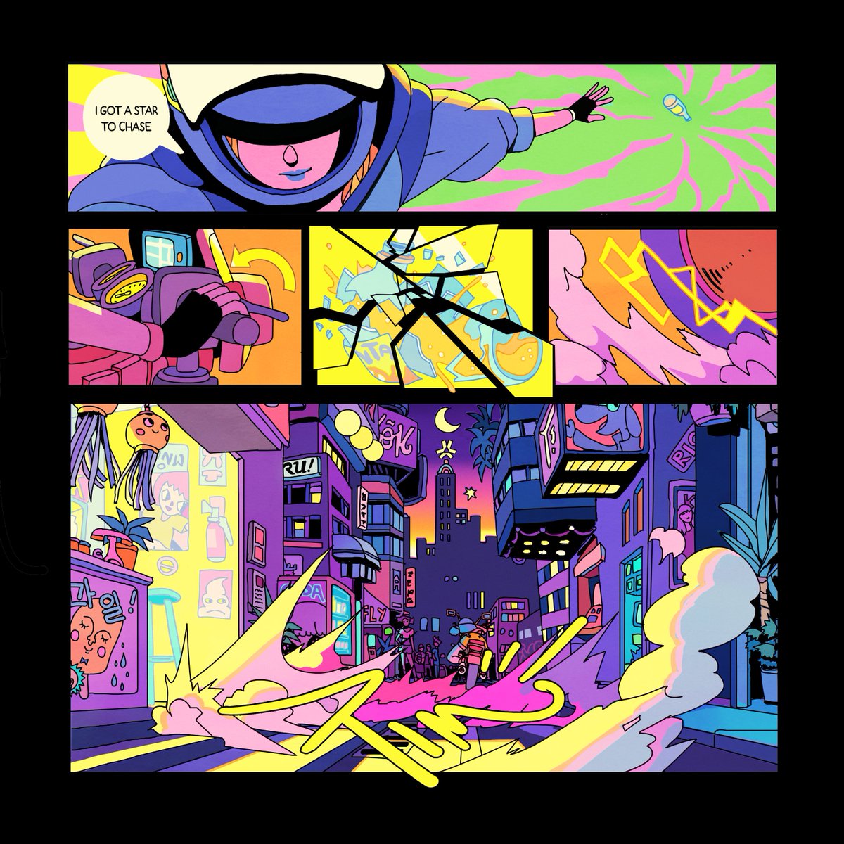 Exciting energy buzzin' through Neo-Seoul 네오서울 🌆

The city feels more...Abstract ✳️