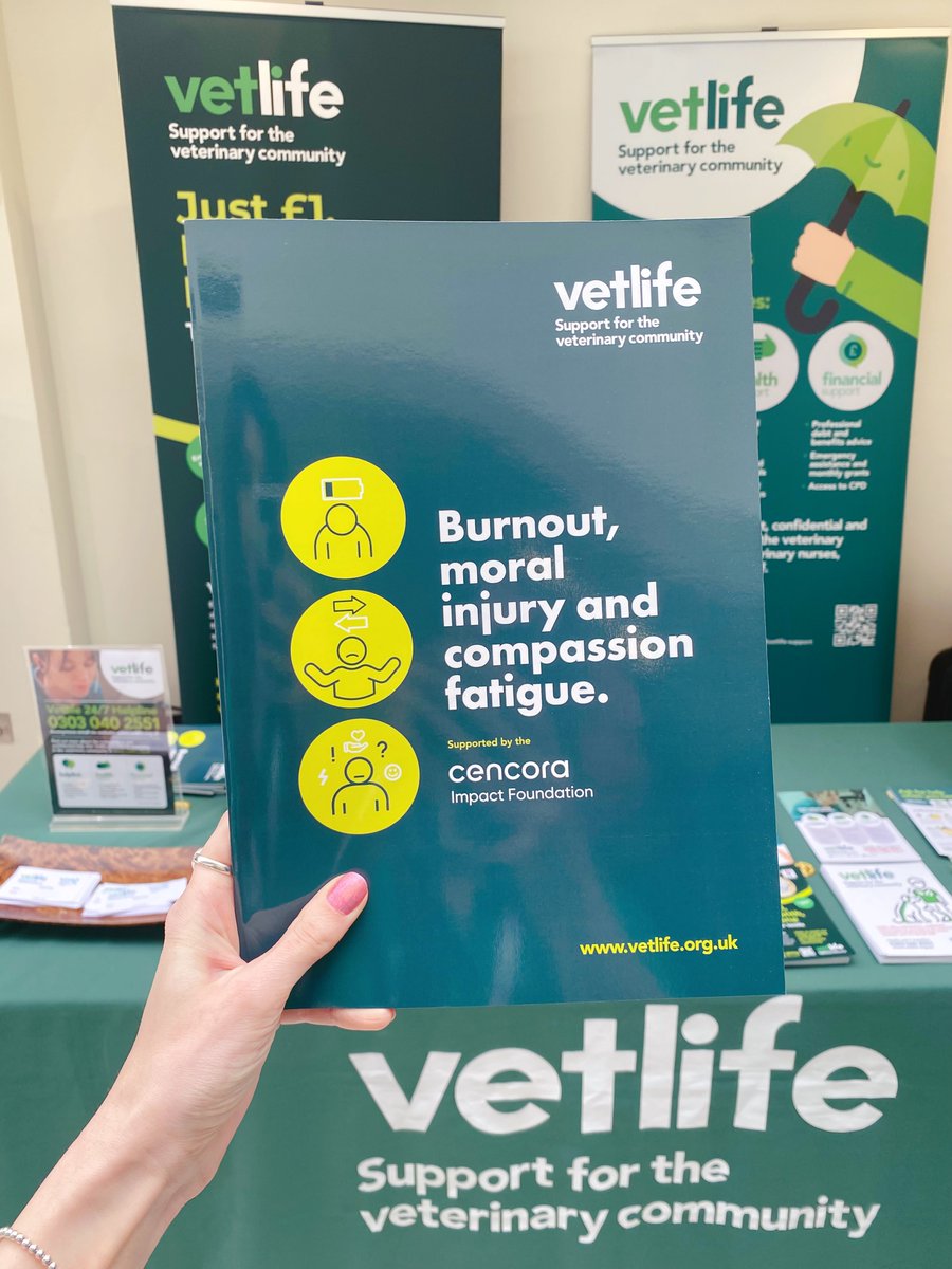 VetlifeUK's tweet photo. A big thank you to all who joined us for our talk yesterday unveiling the new #Vetlife resource on burnout, moral injury and compassion fatigue. https://t.co/2Pe9owB3IE