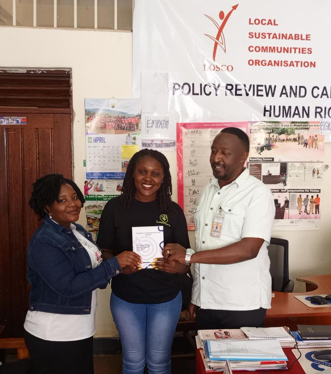 Just in⏰: <a href="/CommunitiesOrg/">Local Sustainable Communities Org (LOSCO)</a> hosts @JenniferAtuheire Team leader <a href="/FIDA_Uganda/">FIDA Uganda</a> Kigezi Sub region to discuss the Human rights situation in the region, impact of politics on access to justice and areas of collaboration as #HumanRights actors in the region with <a href="/UHRC_UGANDA/">Uganda Human Rights Commission (UHRC)</a>
