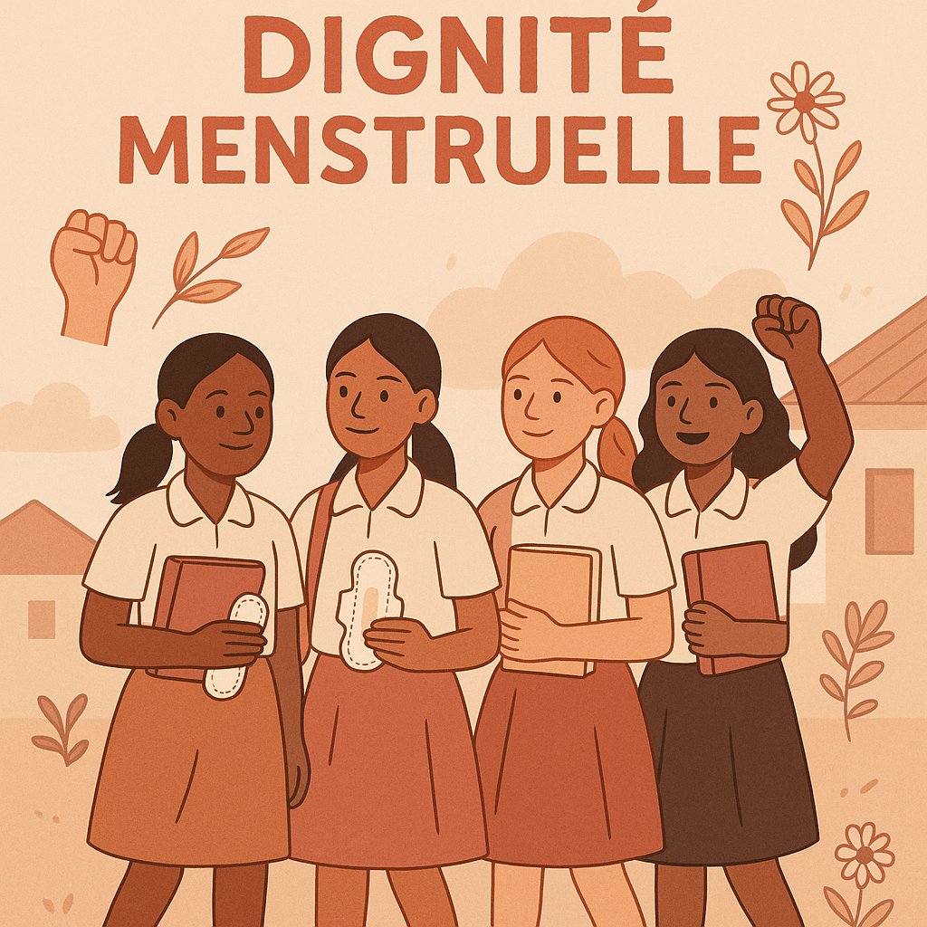 Nous avons commencé notre lutte contre la précarité  menstruelle.
Il est temps de changer de narratif: DIGNITE MENSTRUELLE. Qui renvoie ''aux
genres et les droits humains au cœur des menstruations afin que les personnes menstruées les vivent en toute dignité''
<a href="/KlinklinAC/">Floriane Klinklin ACOUETEY</a>