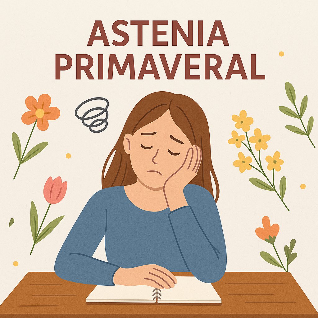😣¿Te sientes más cansad@ de lo normal últimamente? 
☝️Podrías estar experimentando ➡️astenia primaveral⬅️

Con el cambio de estación, muchas personas sienten fatiga, falta de concentración, alteraciones del sueño o cambios de humor. 
#nursing #bpsoillesbalears #saludmental