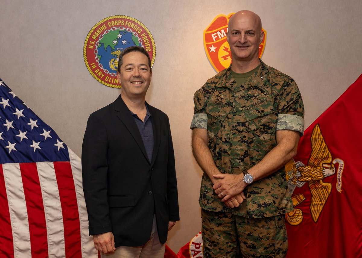 PacificMarines's tweet photo. #PacificMarines wants to thank Brig. Gen. Chan Ching Hao, @mindefsg Rear Adm. Todd F. Cimicata, @COMLOG_WESTPAC, Mr. Sean O’Neill, Bureau of East Asian and Pacific Affairs, and the 37th #ACMC Gen. Christopher Mahoney for visiting #MARFORPAC

📸: LCpl. Hailey Riddle-Chan | @USMC https://t.co/gcdXMmPjDv
