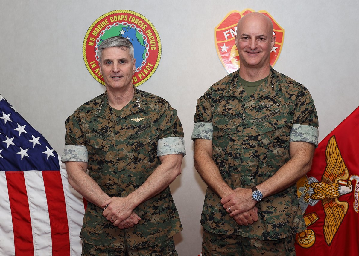 PacificMarines's tweet photo. #PacificMarines wants to thank Brig. Gen. Chan Ching Hao, @mindefsg Rear Adm. Todd F. Cimicata, @COMLOG_WESTPAC, Mr. Sean O’Neill, Bureau of East Asian and Pacific Affairs, and the 37th #ACMC Gen. Christopher Mahoney for visiting #MARFORPAC

📸: LCpl. Hailey Riddle-Chan | @USMC https://t.co/gcdXMmPjDv