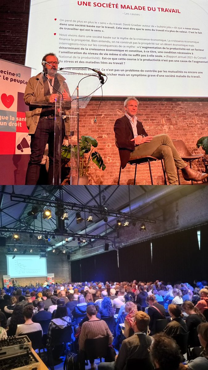 “En tapant sur les mutuelles et les médecins, on tape sur le thermomètre au lieu de s’attaquer à la fièvre […] les causes elles sont sociétales et elles sont liées aux conditions de travail”.
<a href="/francoisperl/">François Perl</a>  de Solidaris
#SantéAuTravail #mutuelles