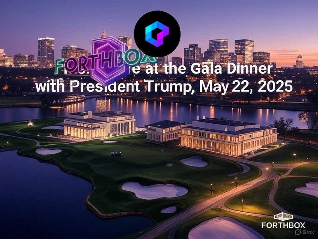 top7661's tweet photo. 🚨 @FORTHBOX is hoping to attend the EXCLUSIVE Gala Dinner with President Trump on May 22nd in Washington, D.C.! 🇺🇸

We're aiming to carve our name into history. 👀 Watch the $TRUMP leaderboard closely!

P.S. FORTHBOX is also pushing to secure a spot! 💪 #FORTHBOX https://t.co/qXvN9e8IAb
