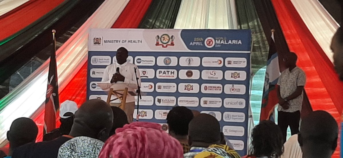 Happening now, Malaria lazima iburnt. The rallying call by the KYPA. It must end with us: <a href="/endmalaria/">RBM Partnership</a> #malariaendswithus <a href="/WHOKenya/">WHO Kenya</a>