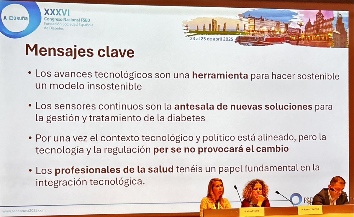 Cintia González (@gb_cintia) on Twitter photo Excelente mesa sobre la aplicación de la IA en diabetes , revolucionado su manejo #SEDiab2025. Mensajes clave de la ponencia de <a href="/anmarmil/">Toni Martínez</a> <a href="/SEDiabetes/">SED Diabetes</a> Excelente mesa sobre la aplicación de la IA en diabetes , revolucionado su manejo #SEDiab2025. Mensajes clave de la ponencia de <a href="/anmarmil/">Toni Martínez</a> <a href="/SEDiabetes/">SED Diabetes</a>
