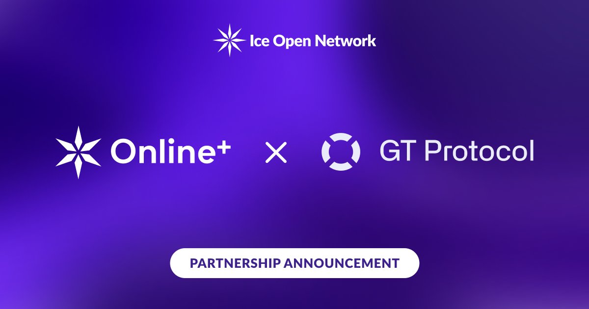 Ice Open Network (@ice_blockchain) on Twitter photo 🤝 We’re exicted to welcome <a href="/GT_Protocol/">GT Protocol</a> to the Online+ social ecosystem within Ice Open Network!
As a Web3 AI execution platform, #GTProtocol enables seamless access to both CeFi and DeFi markets through a powerful, all-in-one conversational AI interface — simplifying crypto 🤝 We’re exicted to welcome <a href="/GT_Protocol/">GT Protocol</a> to the Online+ social ecosystem within Ice Open Network!
As a Web3 AI execution platform, #GTProtocol enables seamless access to both CeFi and DeFi markets through a powerful, all-in-one conversational AI interface — simplifying crypto