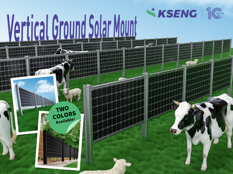 KsengSolar's tweet image. 🔆#KsengSolarSolution Check out our Vertical Ground #Solar Bracket!✨

Designed for tight urban environments and agricultural scenarios, the system maximizes land use while also providing shade for crops and animals, making it perfect for urban areas, farms, and roadside fencing.