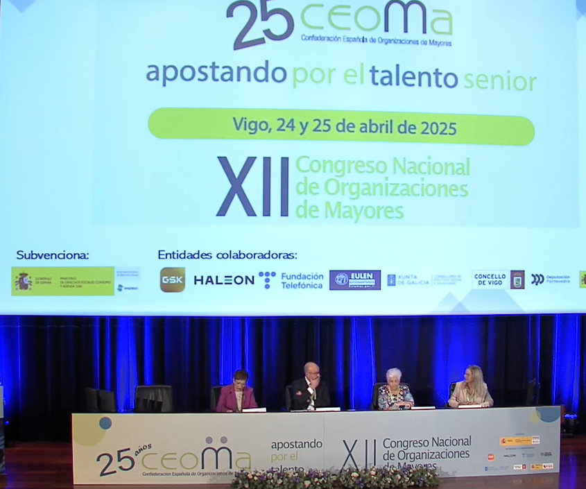 CONFEMAC65's tweet photo. 📌A continuación la Mesa sobre "El papel de la mujer en la dirección de las organizaciones".
👉 Nuestra presidenta de #CONFEMAC, Gloria Veiga, nos hablará de la experiencia, liderazgo y compromiso con la igualdad desde el corazón del movimiento asociativo. @CEOMA_ong https://t.co/DmQBc35cnN