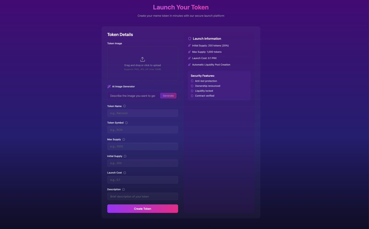 parexnetwork's tweet photo. We are preparing a platform on Parex Chain where you can quickly create tokens and also serve as a launchpad. We will share details shortly. Development is almost finished. https://t.co/D22YG6Cpt9