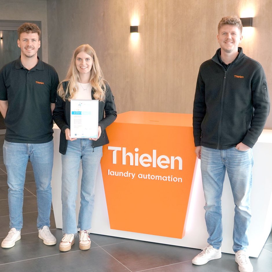 ✅Zertifiziertes Mitglied:Das Unternehmen Thielen Automation, Spezialist für maßgeschneiderte Automatisierungslösungen in der Wäschereibranche, hat erfolgreich die EduHub-Zertifizierung abgeschlossen.www.eduhub-trier.de/?partner=105125 #eduhubtrier #bnttrier  #thielenautomation