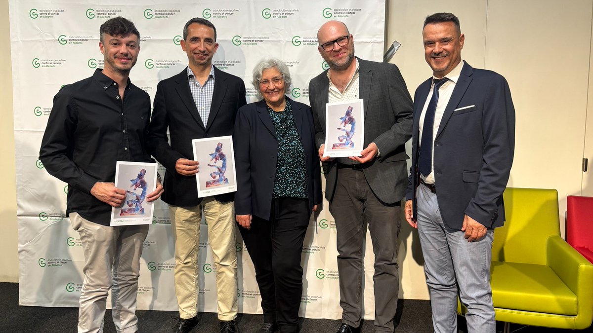 Casa de la Ciència CSIC València (@csicval) on Twitter photo Cinco proyectos del <a href="/NeuroAlc/">Instituto de Neurociencias UMH-CSIC</a> (<a href="/CSIC/">CSIC</a> - <a href="/UniversidadMH/">UMH</a>) reciben ayudas de la <a href="/ContraCancerEs/">Asociación Española Contra el Cáncer</a> para la investigación oncológica. Khalil Kass Youssef, Mario Aguilar, Víctor Borrell y Teresa Guillamón lideran estos trabajos.
<a href="/MDominguez_Lab/">Maria Dominguez Lab</a> <a href="/NietoAngela/">Angela Nieto</a>
delegacion.comunitatvalenciana.csic.es/cinco-proyecto… Cinco proyectos del <a href="/NeuroAlc/">Instituto de Neurociencias UMH-CSIC</a> (<a href="/CSIC/">CSIC</a> - <a href="/UniversidadMH/">UMH</a>) reciben ayudas de la <a href="/ContraCancerEs/">Asociación Española Contra el Cáncer</a> para la investigación oncológica. Khalil Kass Youssef, Mario Aguilar, Víctor Borrell y Teresa Guillamón lideran estos trabajos.
<a href="/MDominguez_Lab/">Maria Dominguez Lab</a> <a href="/NietoAngela/">Angela Nieto</a>
delegacion.comunitatvalenciana.csic.es/cinco-proyecto…