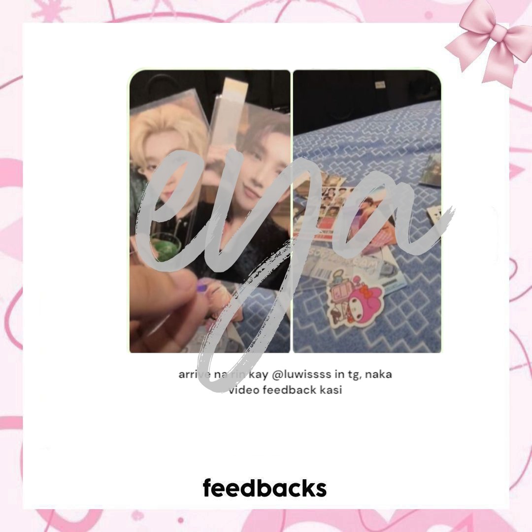 dumpnieyaaaa's tweet photo. #eyafeedbacks
π some of the orders arrived at my buyers' addresses. (shanghai yzy, kpop merch ld, stf web pob and carat hotel) thank you for trusting me po! π https://t.co/qR4NlTFJXV