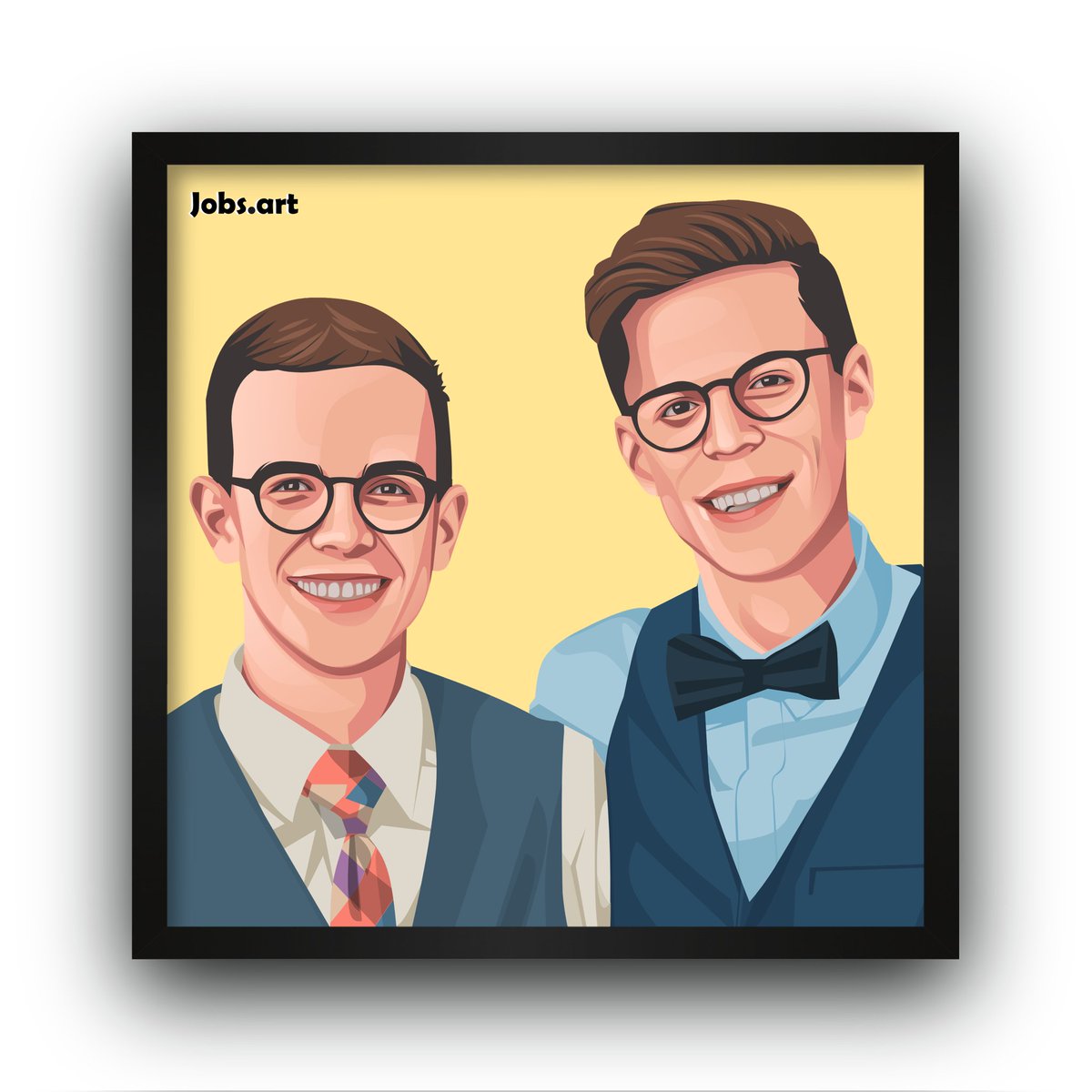 Jobsart_'s tweet photo. Commission work - Custom Portrait
We will draw a cartoon portrait from your photos. It's perfect for birthday gifts, couple gifts, family gifts, and more. #art #drawing #illustlation #giftidea #giftforfriend #giftsforher #customportrait #digitalart #portrait #digitalillustration https://t.co/Jtigo24E3G