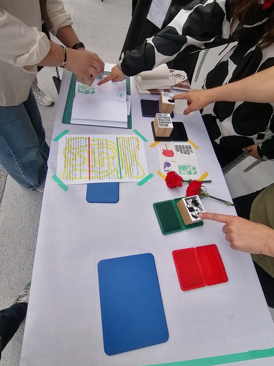 ポルトガル館 限定スタンプ押しています。 かんなりカッコいい。 #大阪