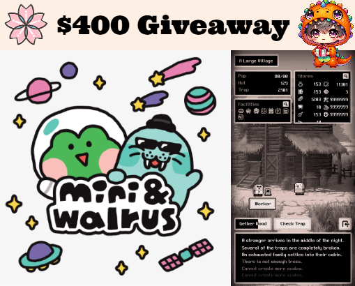 ✦･━･✦･━･✦･━･✦･━･✦･━･✦･━･✦
　400ドル相当の $mini をGiveaway
mini × Walrusのパートナーシップ記念 
✦･━･✦･━･✦･━･✦･━･✦･━･✦･━･✦

❁ $400相当プレゼント ❁　
🎁景品：$40相当の $mini を10名様へ
1⃣ この投稿をRP＋❤
2⃣ Follow <a href="/mini_cto/">$mini</a>