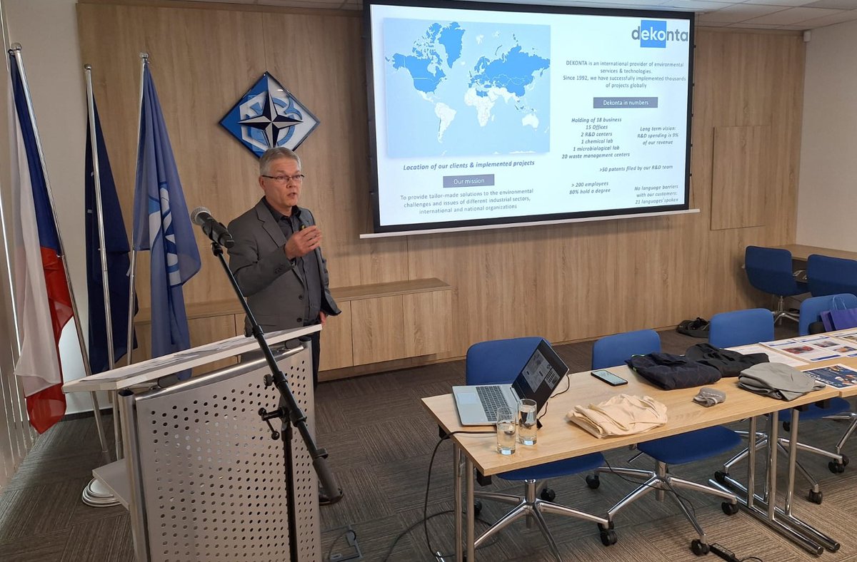 jcbrncoe's tweet photo. 🌟 Technology Watch🌟
Yesterday, we had the pleasure of hosting DECONTA, a leading company in environmental technology, for our regular session with CBRN related industries.🚀
We continue to explore the latest trends and breakthroughs in the CBRN tech world! 💡
#TechnologyWatch https://t.co/L0niF1zoED