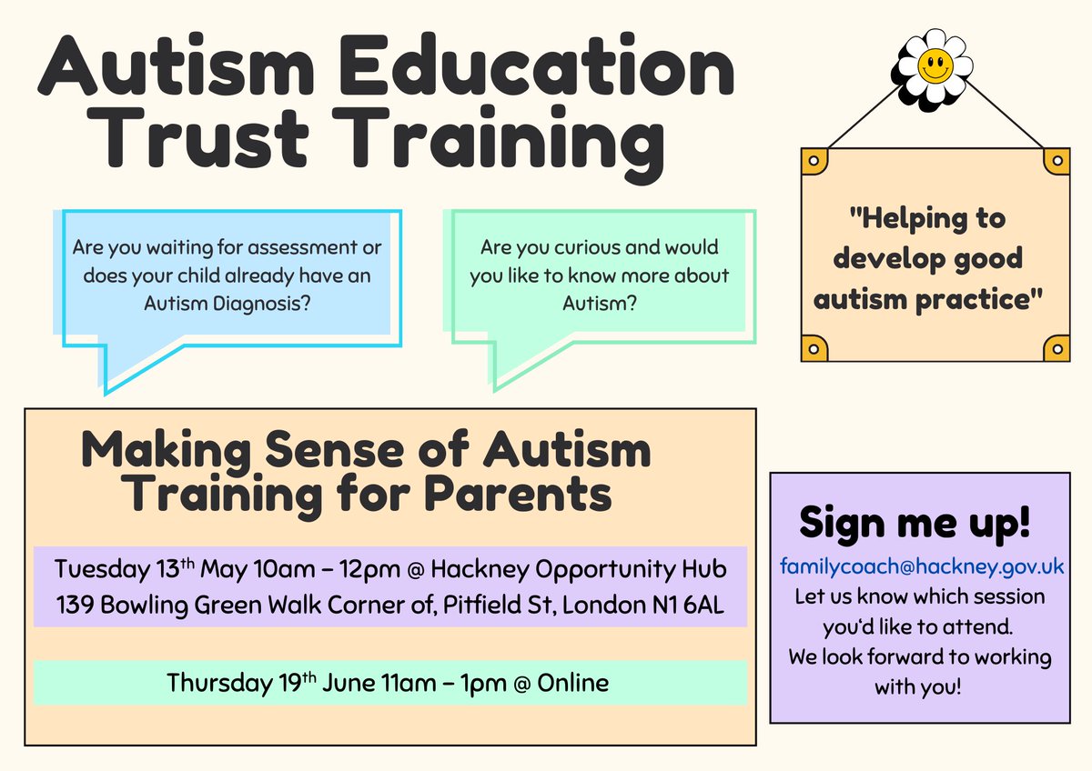 Hoxton & Shoreditch Labour (@welovehands) on Twitter photo Really good support and resources from <a href="/hackneycouncil/">Hackney Council</a> for families around Autism and SEND places limited so do get in touch #SEND #Autism Really good support and resources from <a href="/hackneycouncil/">Hackney Council</a> for families around Autism and SEND places limited so do get in touch #SEND #Autism