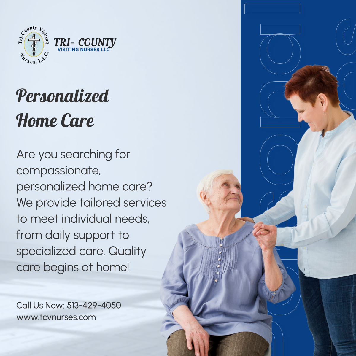 tricountynurses's tweet photo. Your care should be as unique as you are. Our team delivers personalized support to ensure comfort, safety, and well-being. Contact us today to explore our services! Let’s make home care work for you.

#HomeHealthCare #CincinnatiOH #PersonalizedCare https://t.co/9Nk4GEBdXq