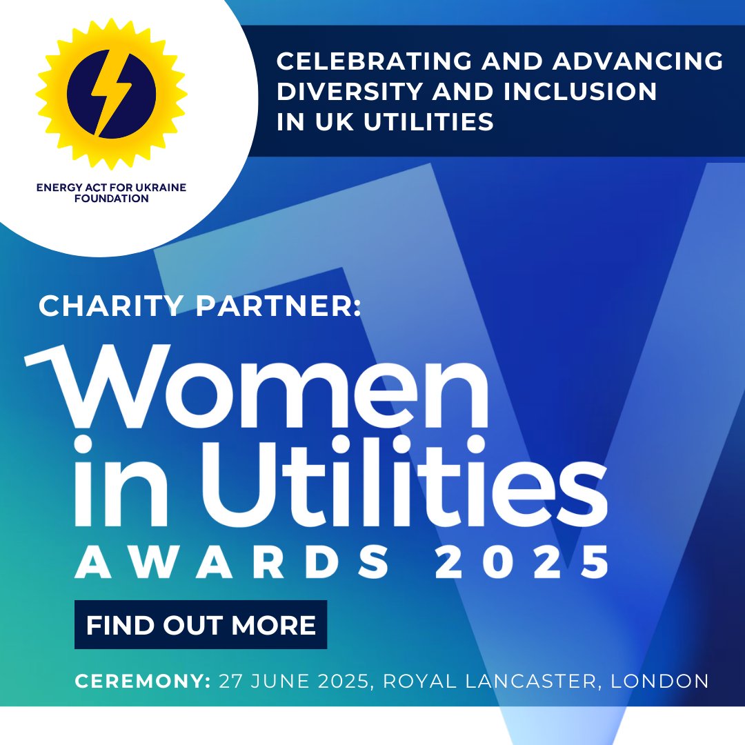 Utility Week (@utilityweek) on Twitter photo We are thrilled to share that the <a href="/energy_act/">Energy Act for Ukraine</a> has come onboard as the official charity partner for the #womeninutilitiesawards - shining a spotlight on the phenomenal women in utilities. The foundation provides renewable solar energy solutions for schools and hospitals affected We are thrilled to share that the <a href="/energy_act/">Energy Act for Ukraine</a> has come onboard as the official charity partner for the #womeninutilitiesawards - shining a spotlight on the phenomenal women in utilities. The foundation provides renewable solar energy solutions for schools and hospitals affected