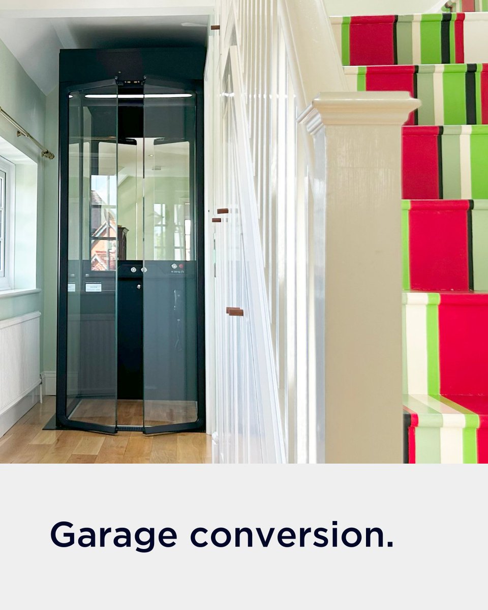 Here are a few places you can install a home lift: 

☑️ Living room to master bedroom
☑️ Stairwell void
☑️ Cupboard to cupboard
☑️ Garage to hallway
☑️ Even vaulted ceilings

See the options &amp; real installs bit.ly/home-lift-where

#HomeLift #HomeDesign #RenovationsUK