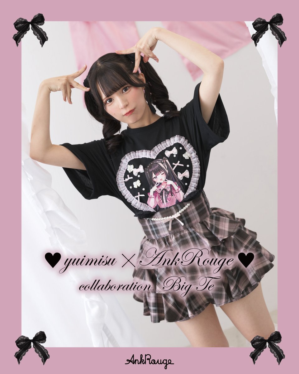 Ank Rouge アンクルージュ　ゆいみすコラボ ゆいみすxAnkRougeコラボ ドッキングワンピース - Ank Rouge(アン