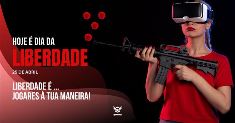 🎮💥 Liberdade é jogarmos à nossa maneira!

Neste 25 de Abril, celebra a tua liberdade de escolha com a 4Gaming.pt.
Porque no jogo e na vida… és tu quem carrega no “Start“! 🚀🕹️

#4Gaming #25deAbril #DiaDaLiberdade #LiberdadeÉJogar #GamingComLiberdade
