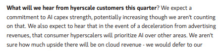 MSCO very +ve $NVDA note citing surging inference demand. Raised CY26 numbers. Checks showing limited supply chain impact, GB300 issues resolved, and increased CapEx.