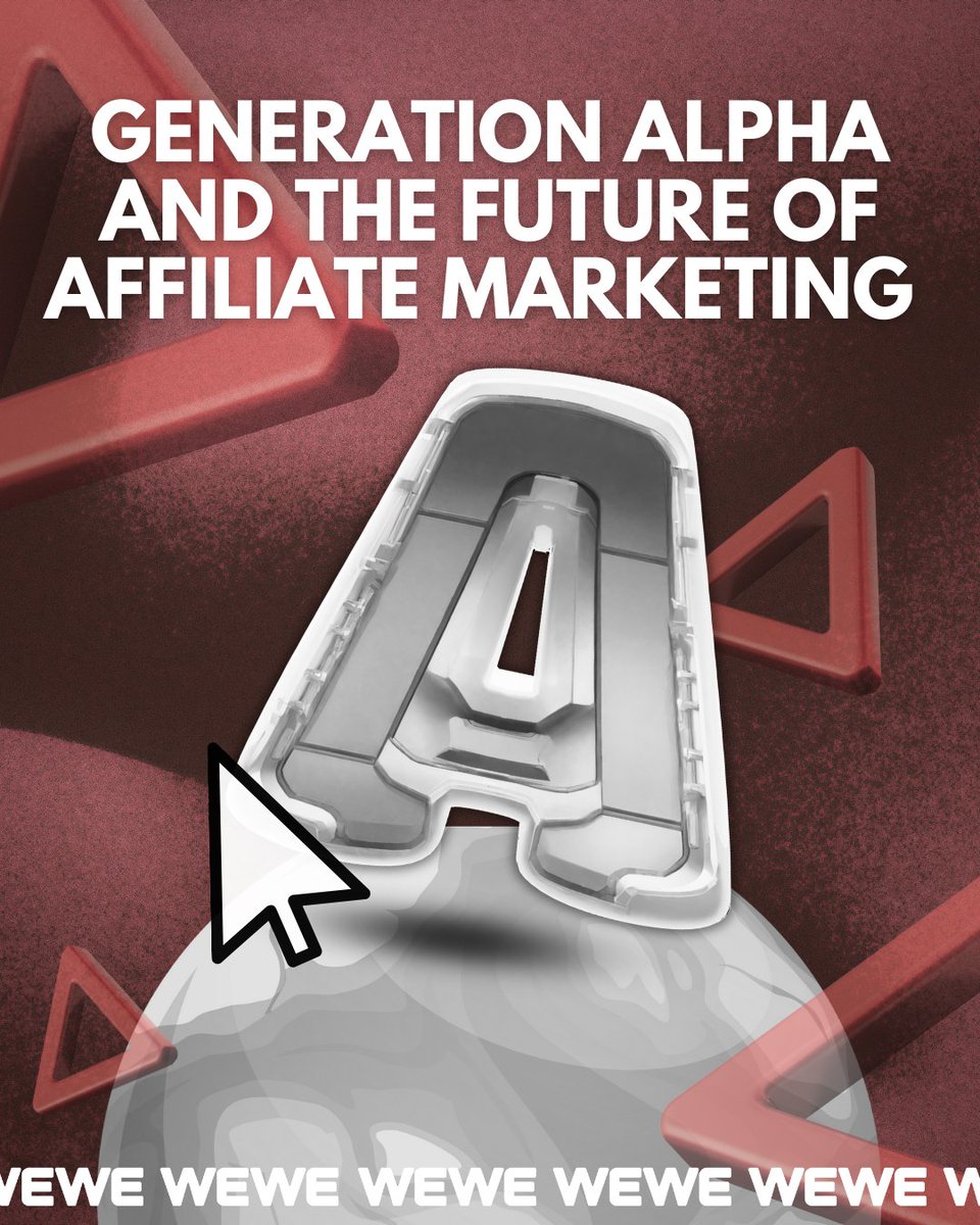 wewemedia's tweet photo. Generation Alpha isn’t waiting to grow up to shape marketing, they’re doing it now. 

How affiliate marketing will evolve because of them here 👉 https://t.co/L7Rq7ou0pW https://t.co/N3rZ1jHQnB